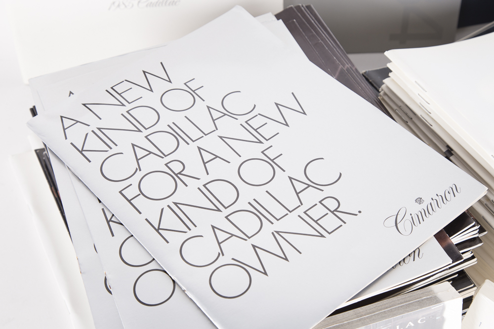 Variety of 1982-1995 Cadillac Sales Literature