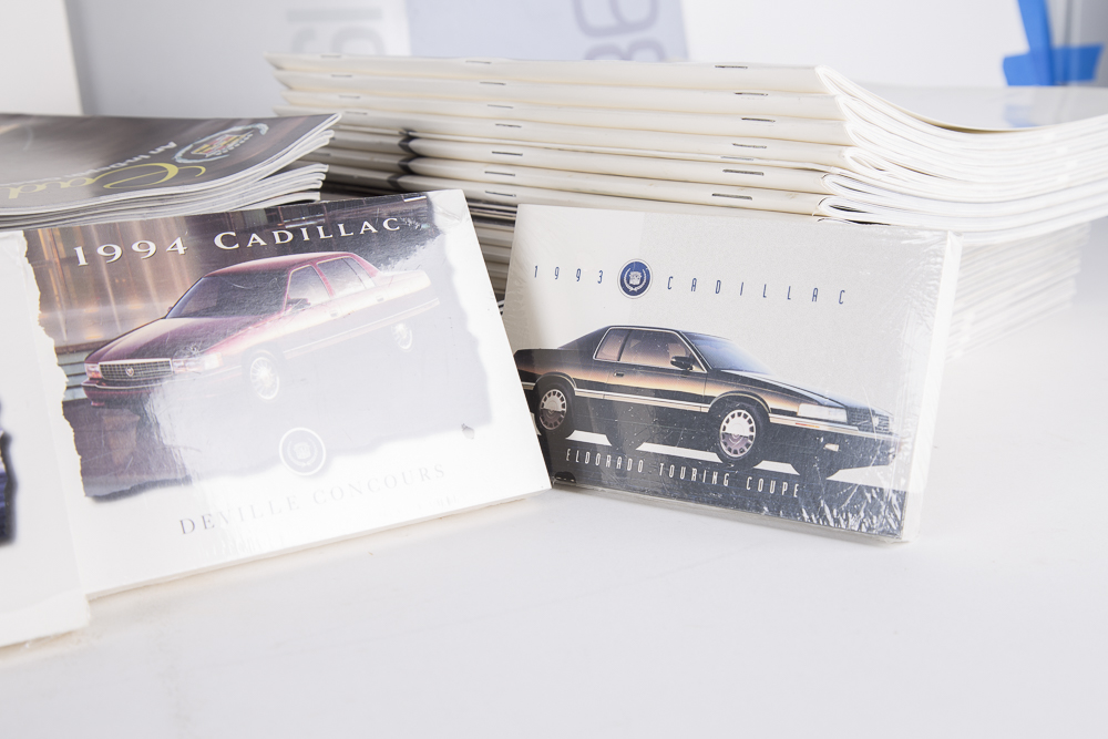 Variety of 1982-1995 Cadillac Sales Literature