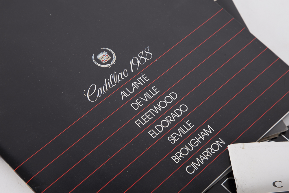 Variety of 1982-1995 Cadillac Sales Literature