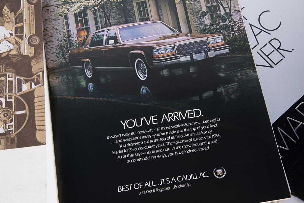 Variety of 1982-1995 Cadillac Sales Literature