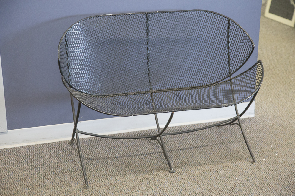 Mid-Century Modern Salterini "Orange Slice" Patio Bench