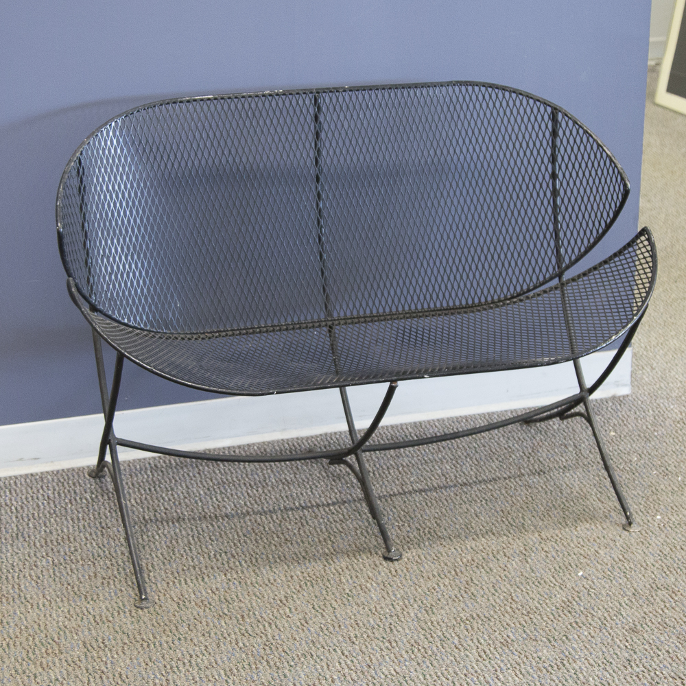 Mid-Century Modern Salterini "Orange Slice" Patio Bench