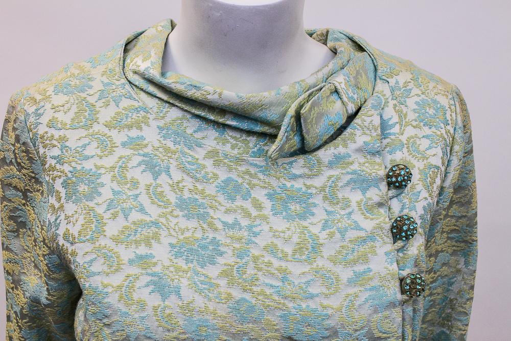 Circa 1960s Brocade Day Dress Sets Featuring Sakowitz