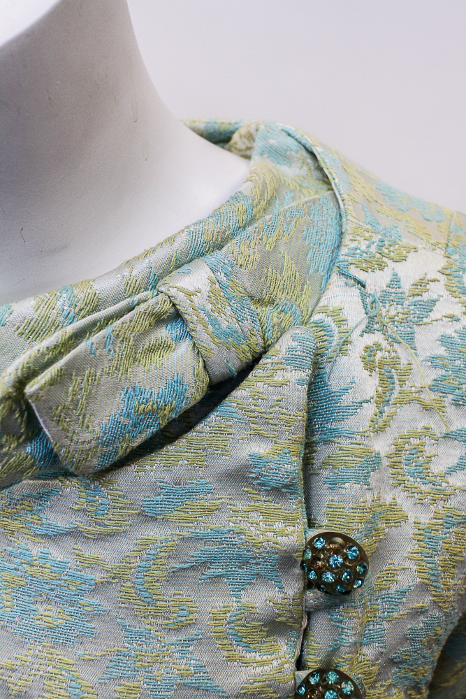 Circa 1960s Brocade Day Dress Sets Featuring Sakowitz