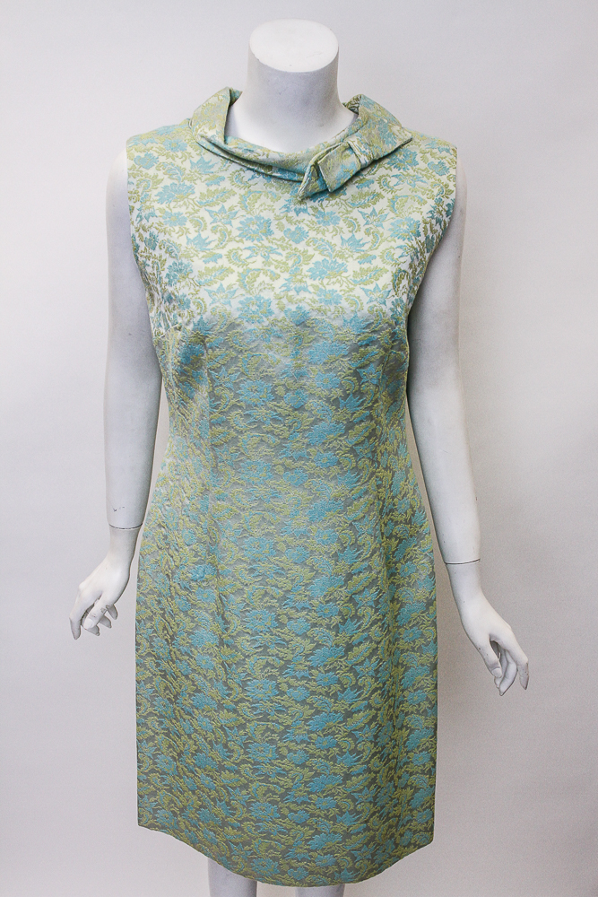 Circa 1960s Brocade Day Dress Sets Featuring Sakowitz