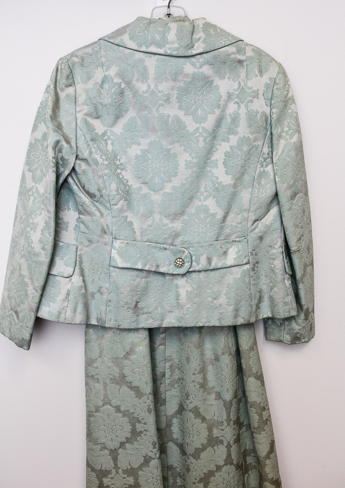 Circa 1960s Brocade Day Dress Sets Featuring Sakowitz