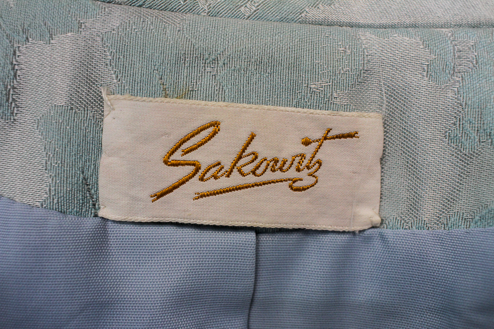 Circa 1960s Brocade Day Dress Sets Featuring Sakowitz