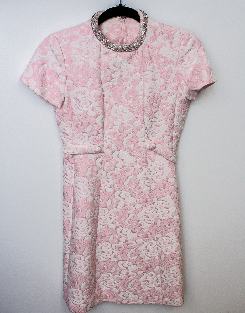 Circa 1960s Brocade Day Dress Sets Featuring Sakowitz