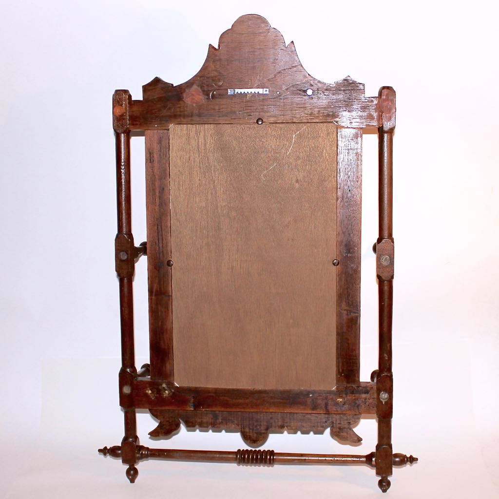 Vintage Wall Hung Hall Tree Mirror