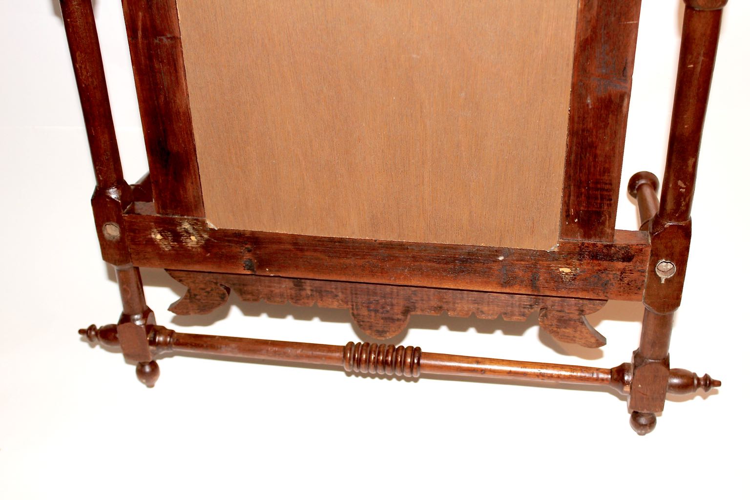 Vintage Wall Hung Hall Tree Mirror