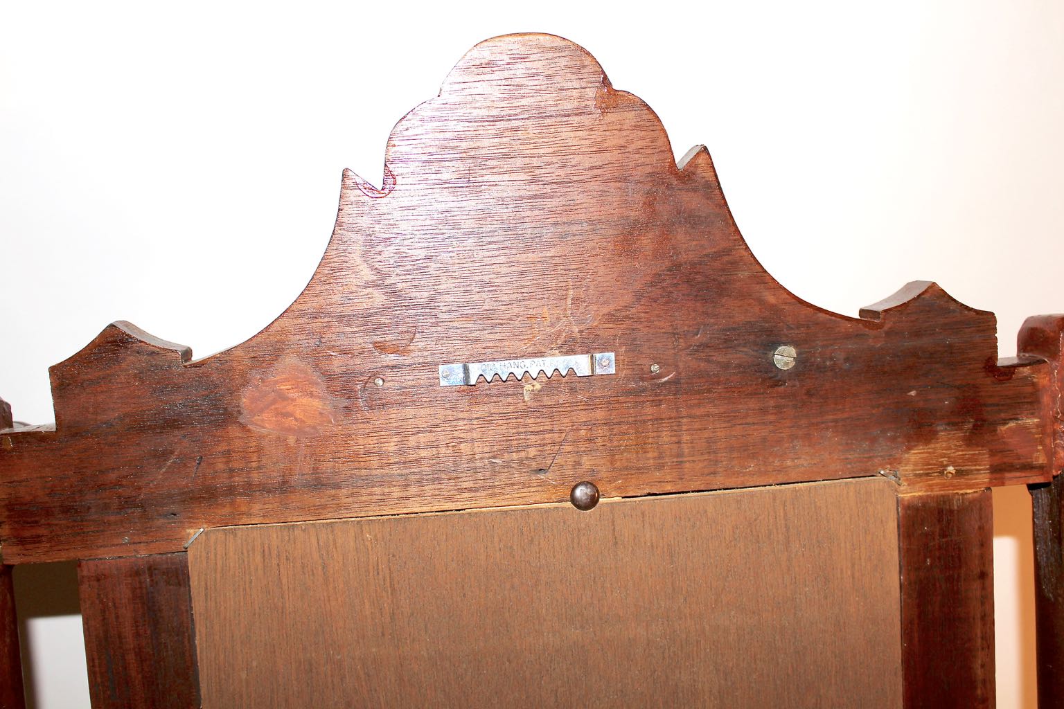 Vintage Wall Hung Hall Tree Mirror