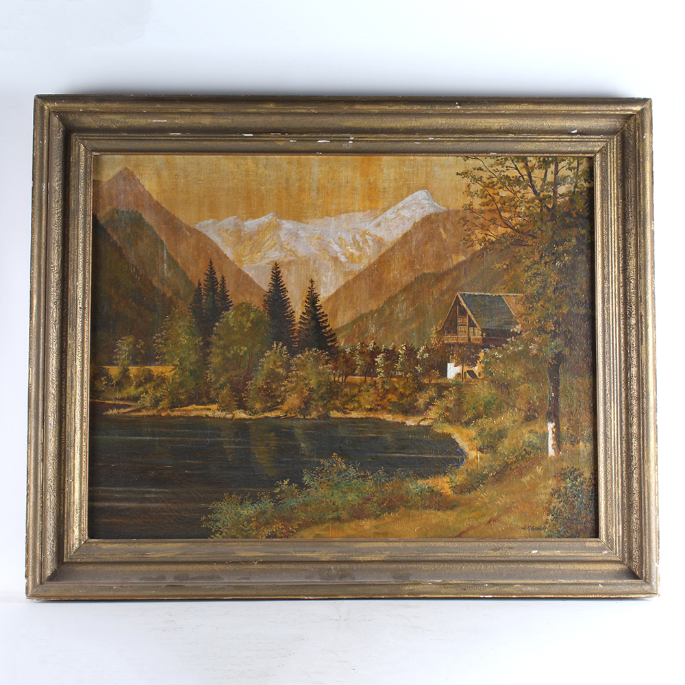 Albert H. Schmidt Signed Original Oil Painting