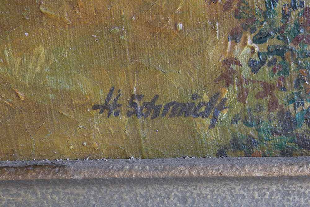 Albert H. Schmidt Signed Original Oil Painting