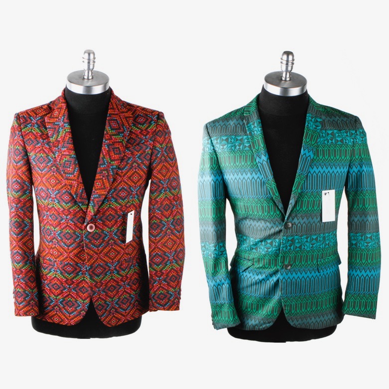 Pair of Men's Printed Blazers