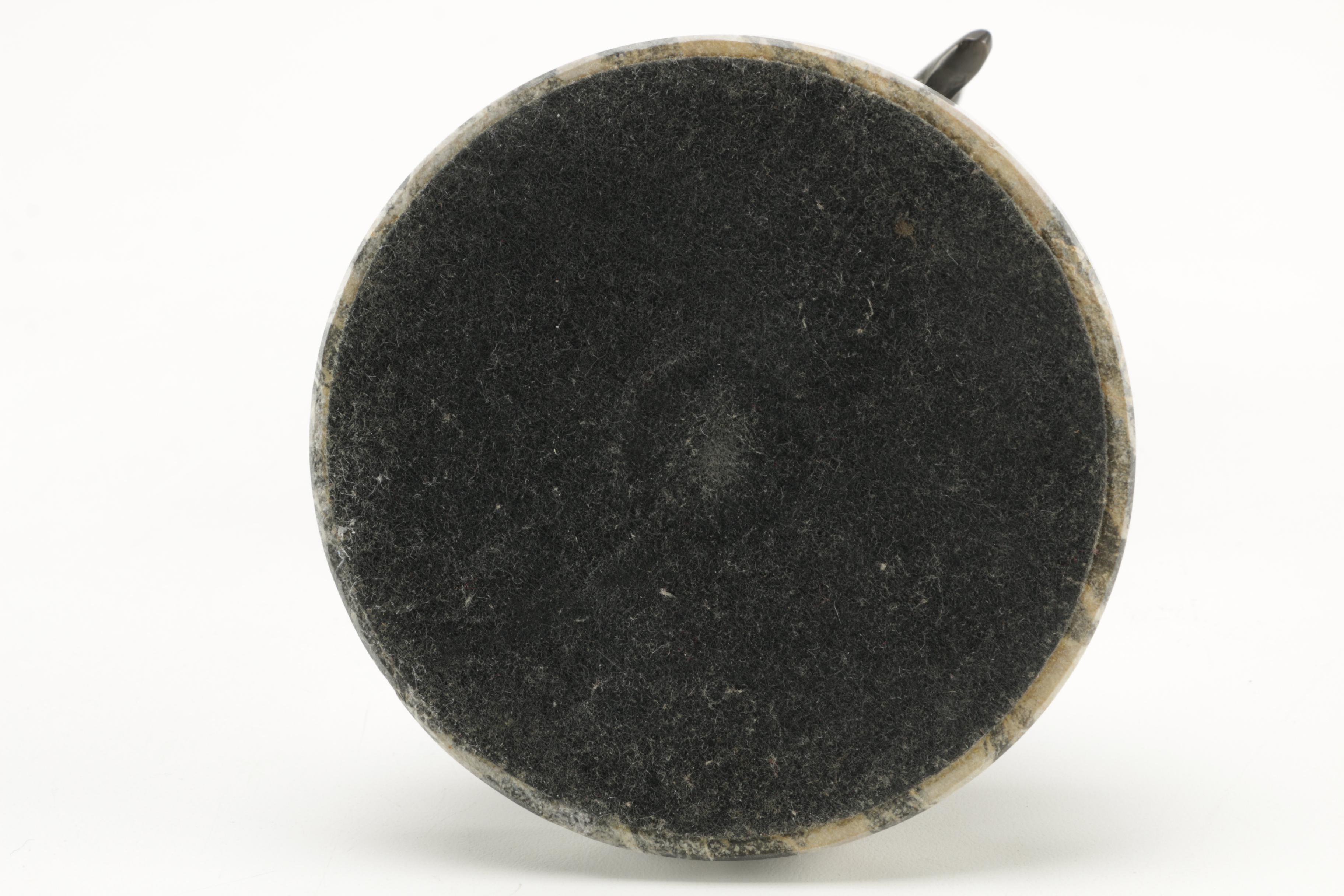 Art Deco Bronze Female Figurine in Black Suit