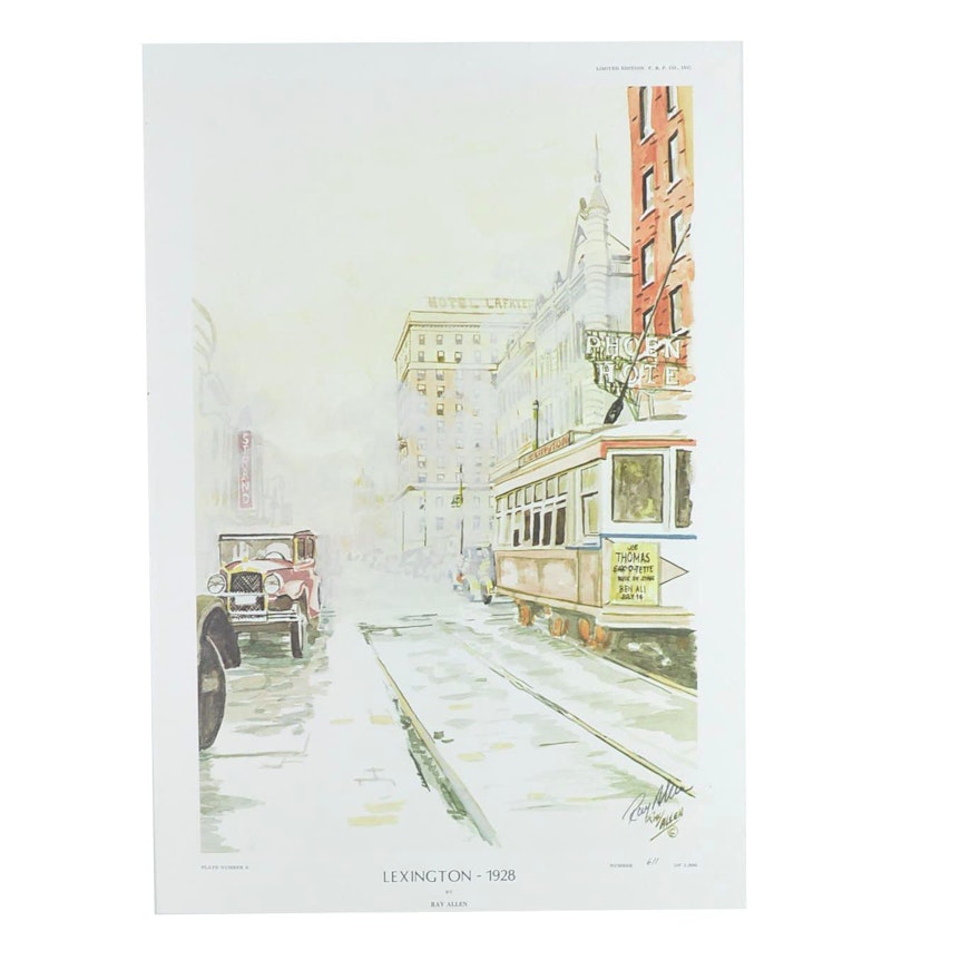 Ray Allen Limited Edition Print "Lexington-1928"