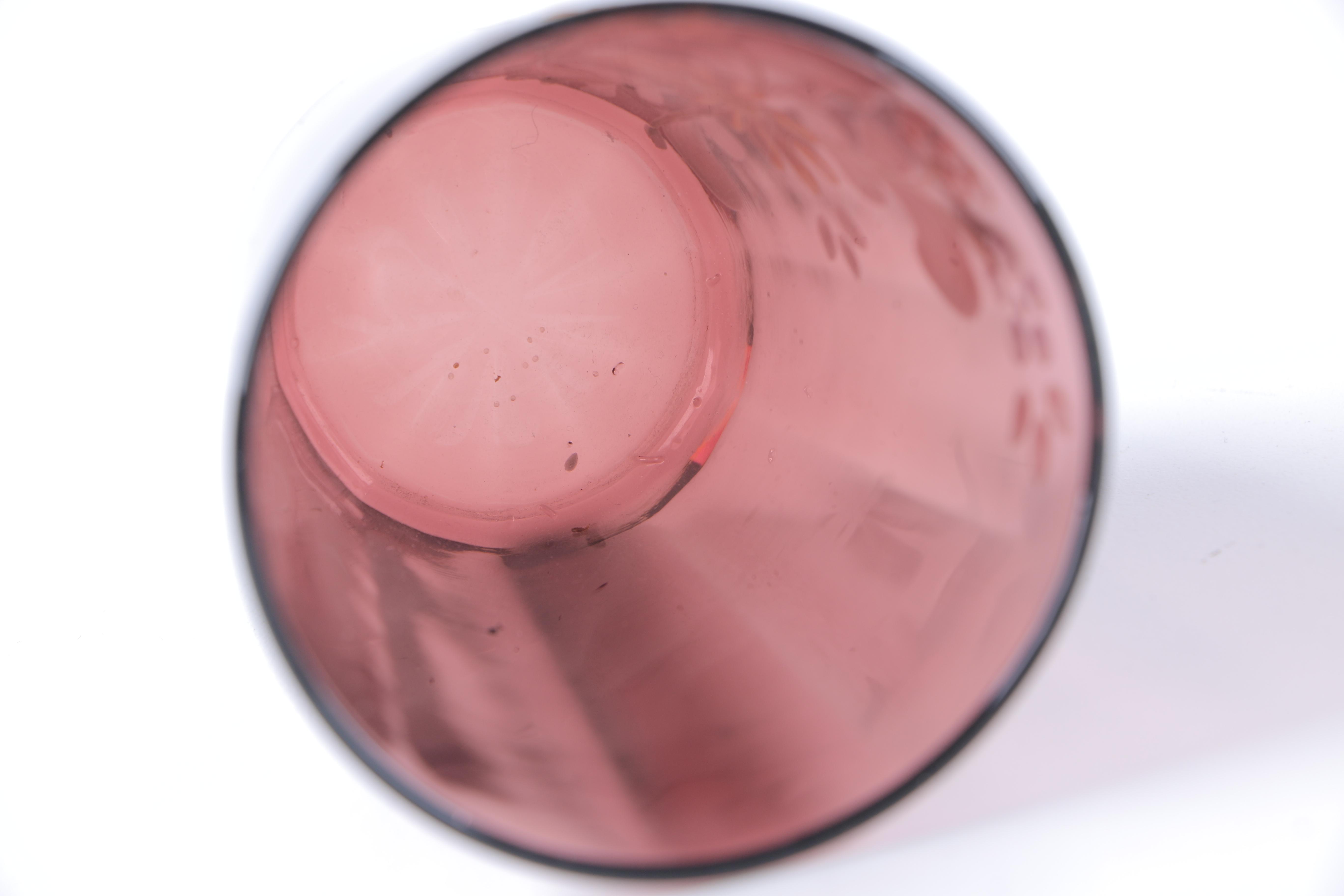 Vintage Colored Glasses and Bowl