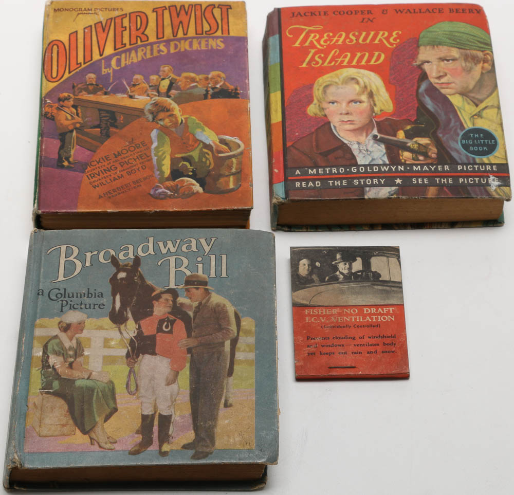 Collection of Vintage Movie-Themed Picture Books