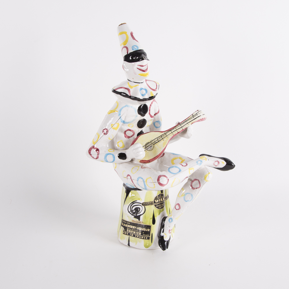 A Garnier Liqueurs Cassonetti Clinardo Clown Decanter