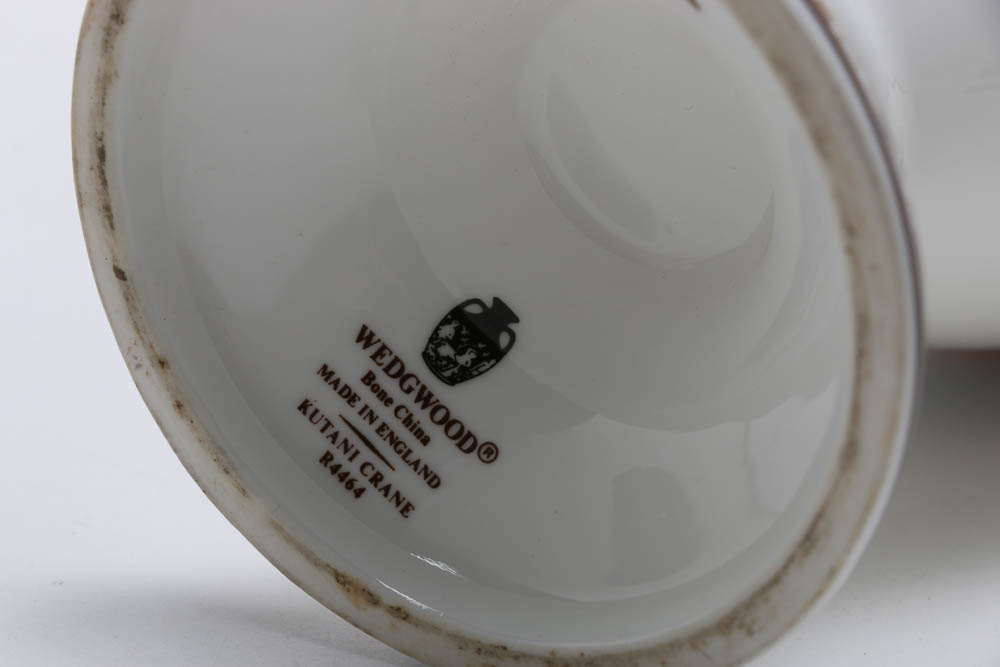 Wedgwood "Kutani Crane" Bone China Dinner/Tea Service for Four