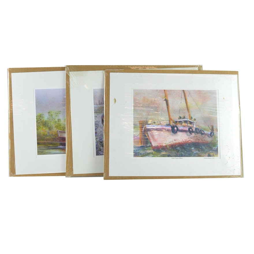 Steve Elswick Giclee Prints of Boats