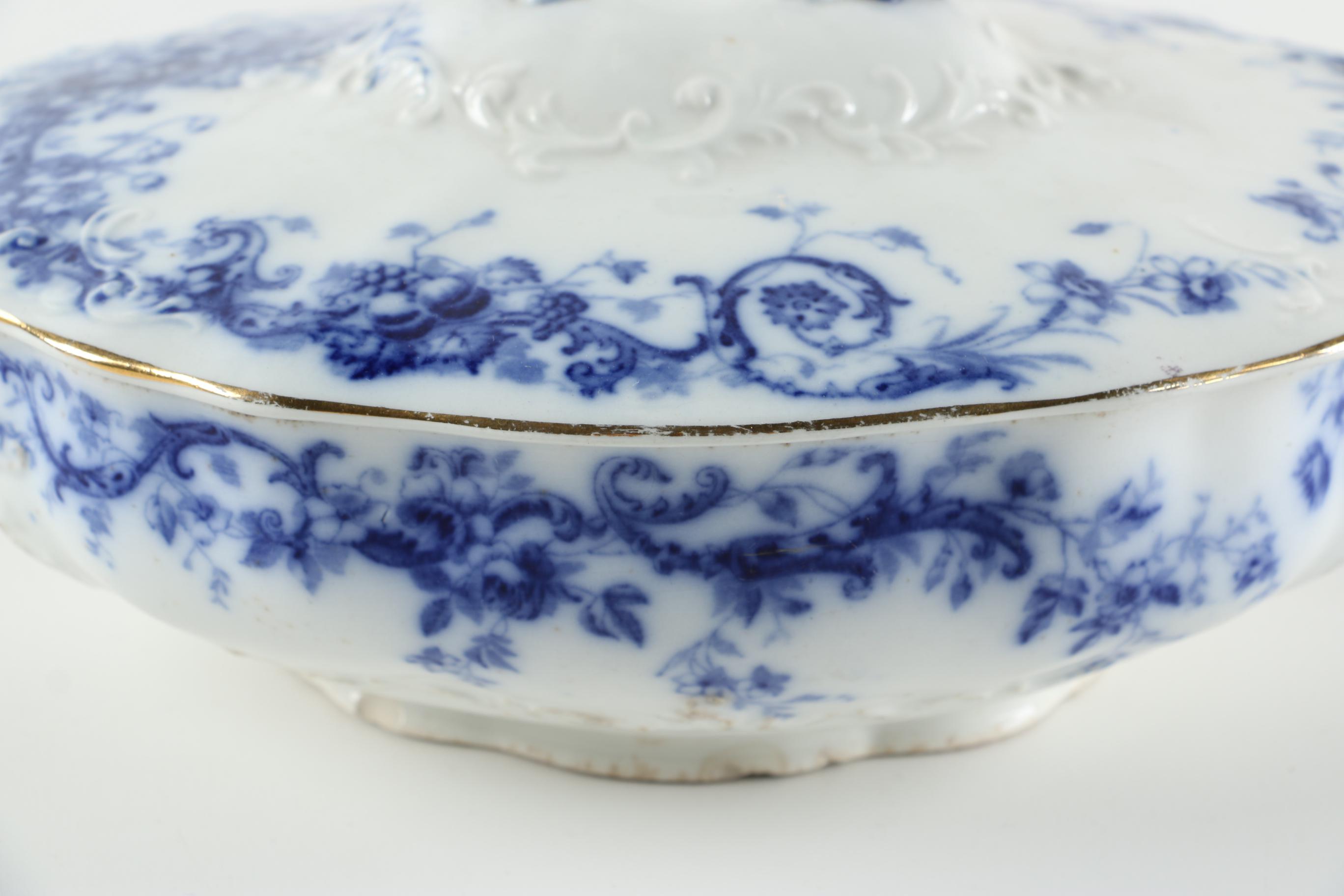 Early 1900s Sampson Hancock & Sons "Ivanhoe" Semi-Porcelain Covered Dishes