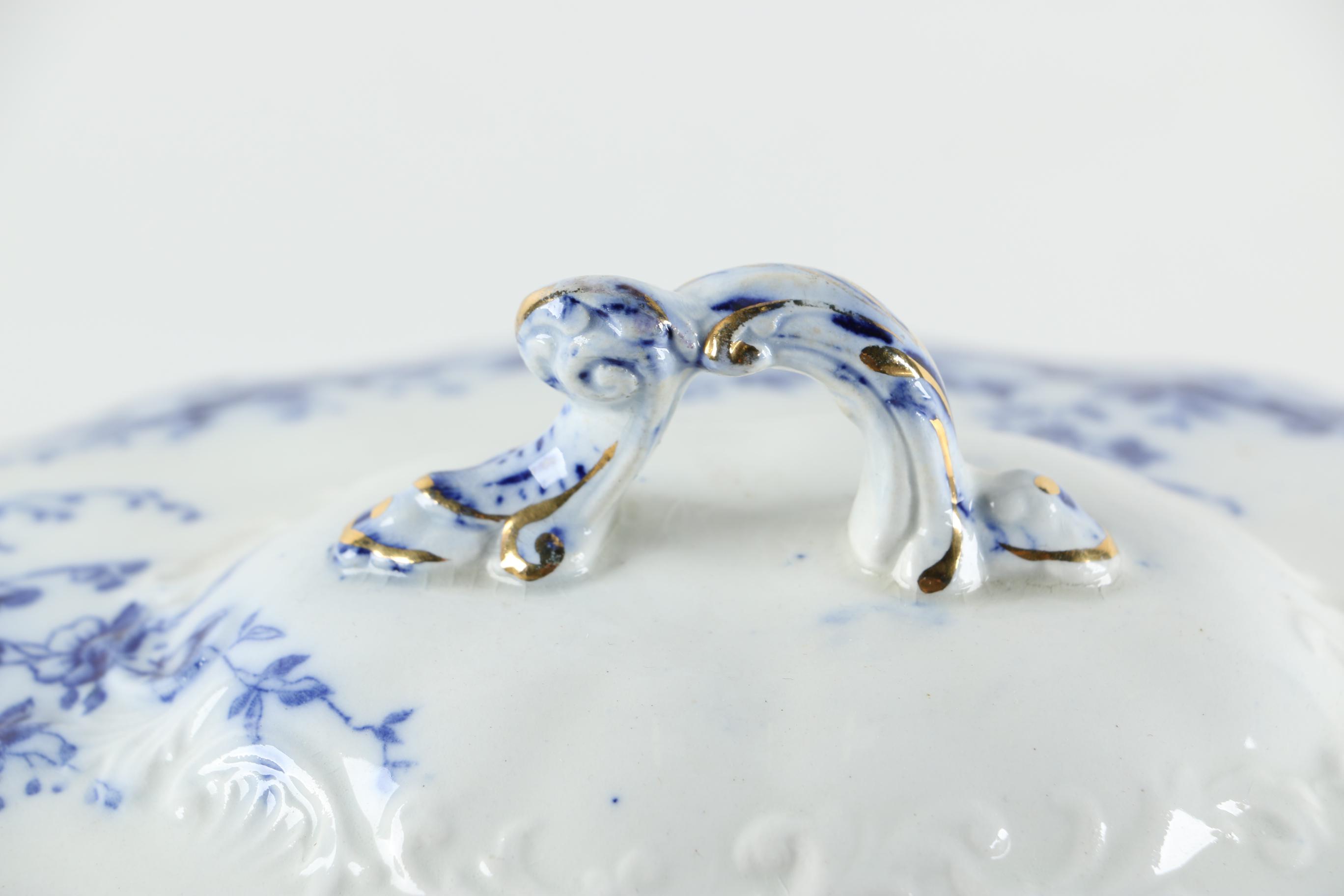 Early 1900s Sampson Hancock & Sons "Ivanhoe" Semi-Porcelain Covered Dishes