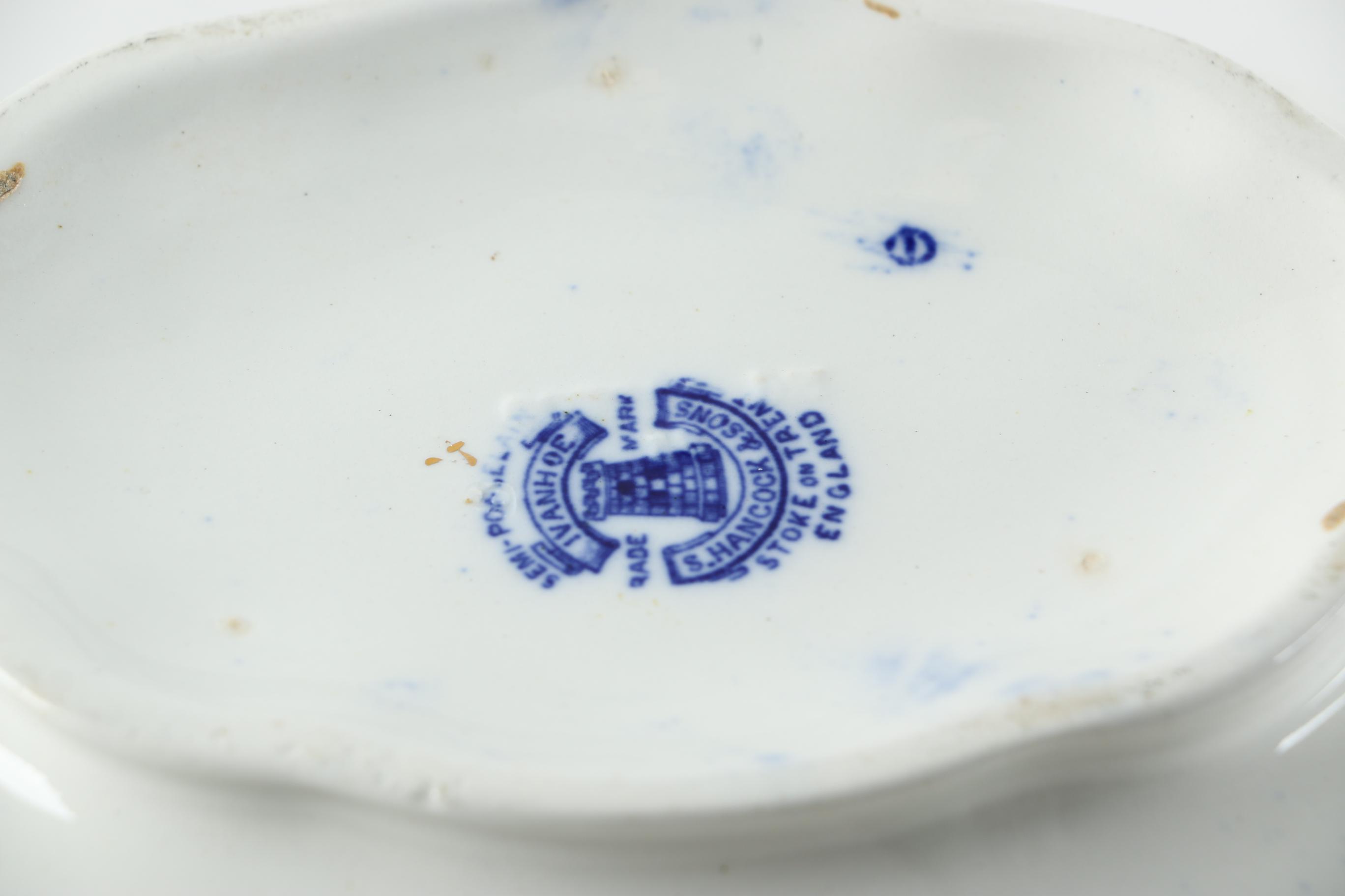 Early 1900s Sampson Hancock & Sons "Ivanhoe" Semi-Porcelain Covered Dishes