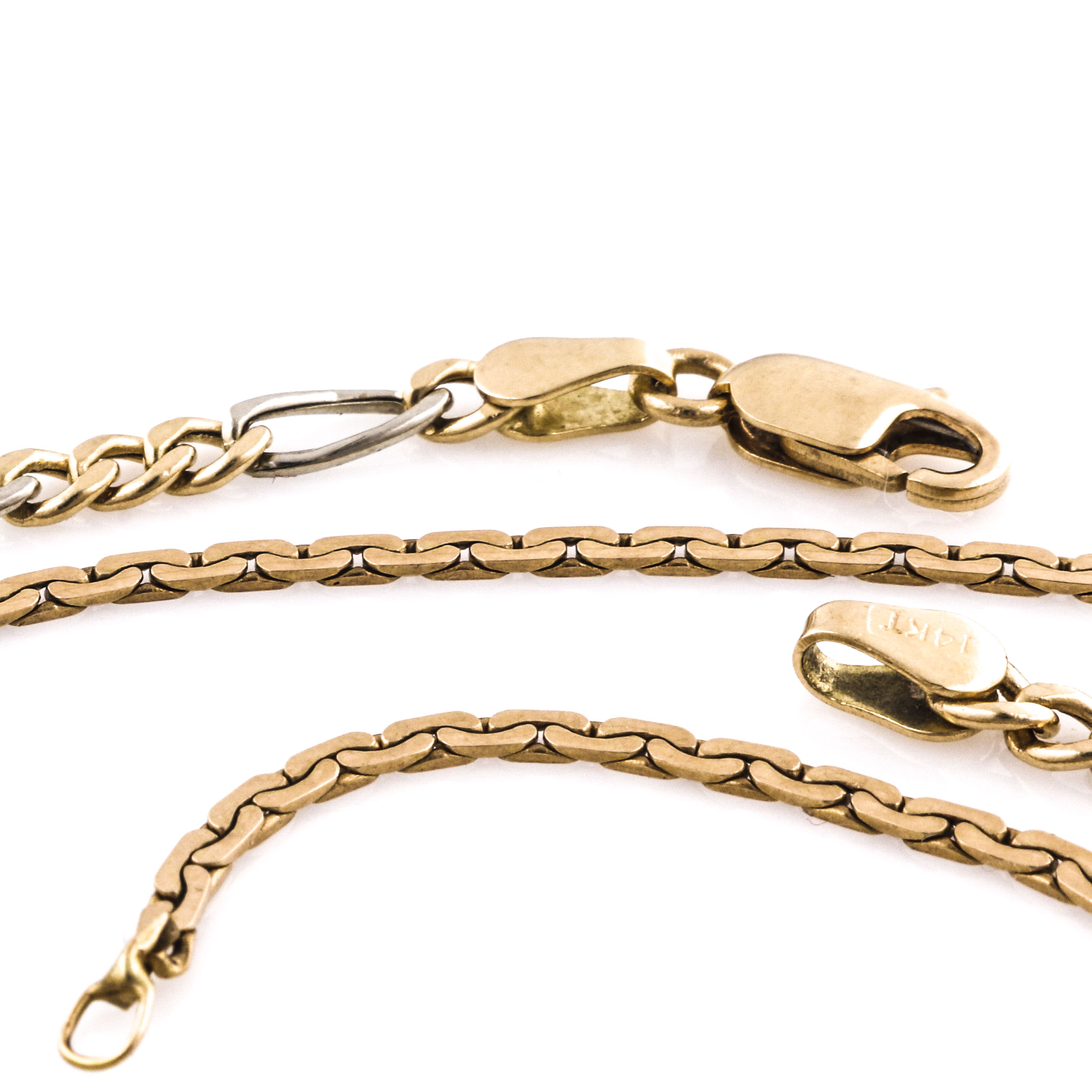 14K Yellow Gold Bracelets