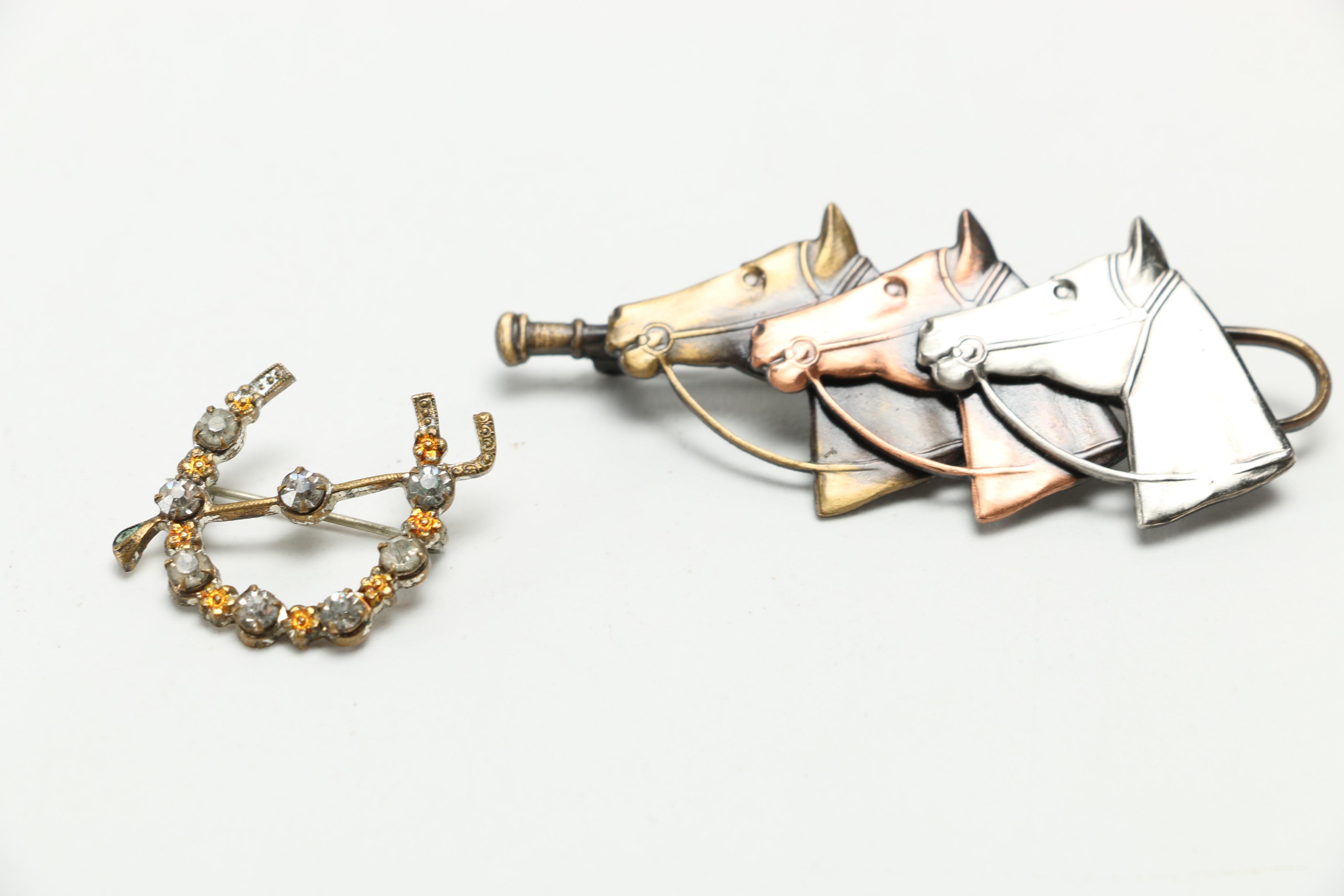 Horse-Themed Pins and Décor