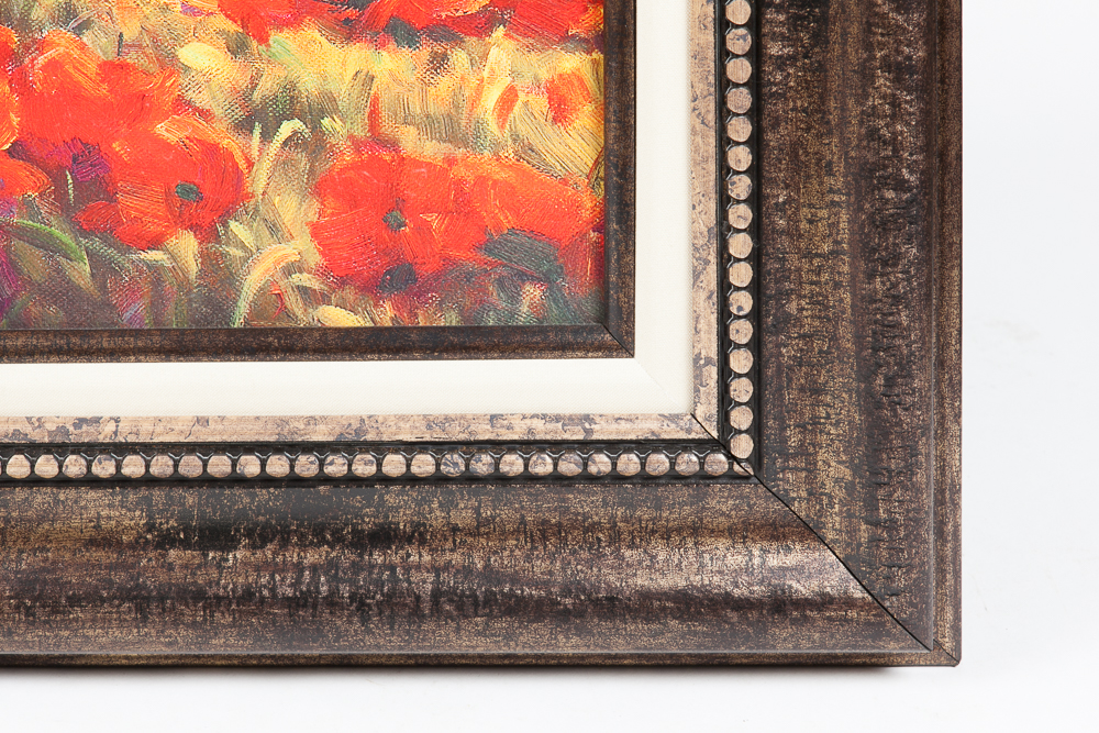 Canvas Print after Roberto Lombardi's "Poppy Fields"
