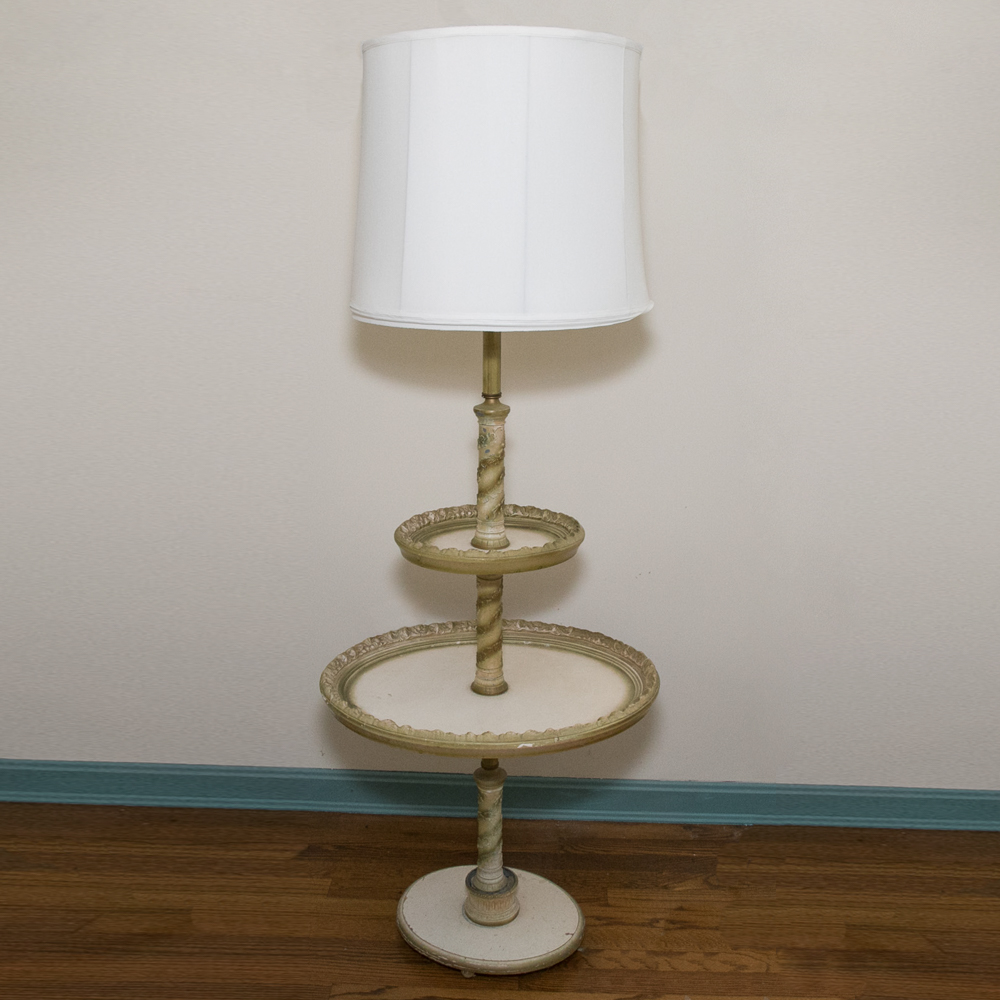 Vintage Tiered Floor Lamp