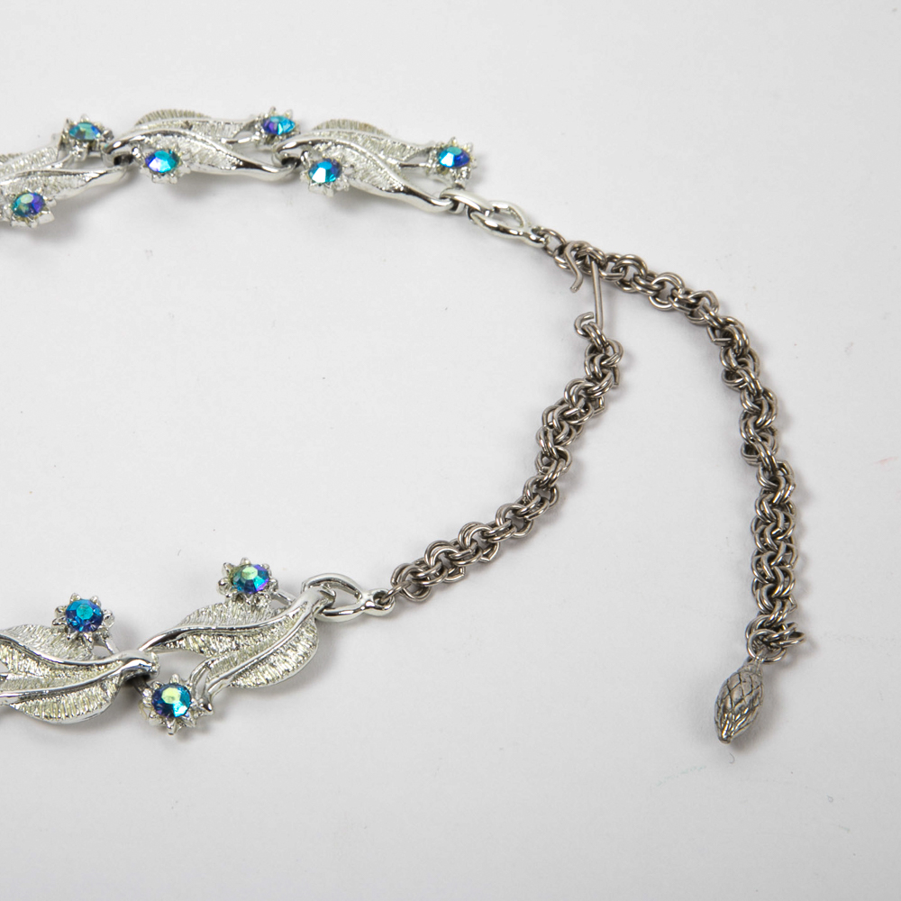 Vintage Silver Toned Costume Jewelry Set