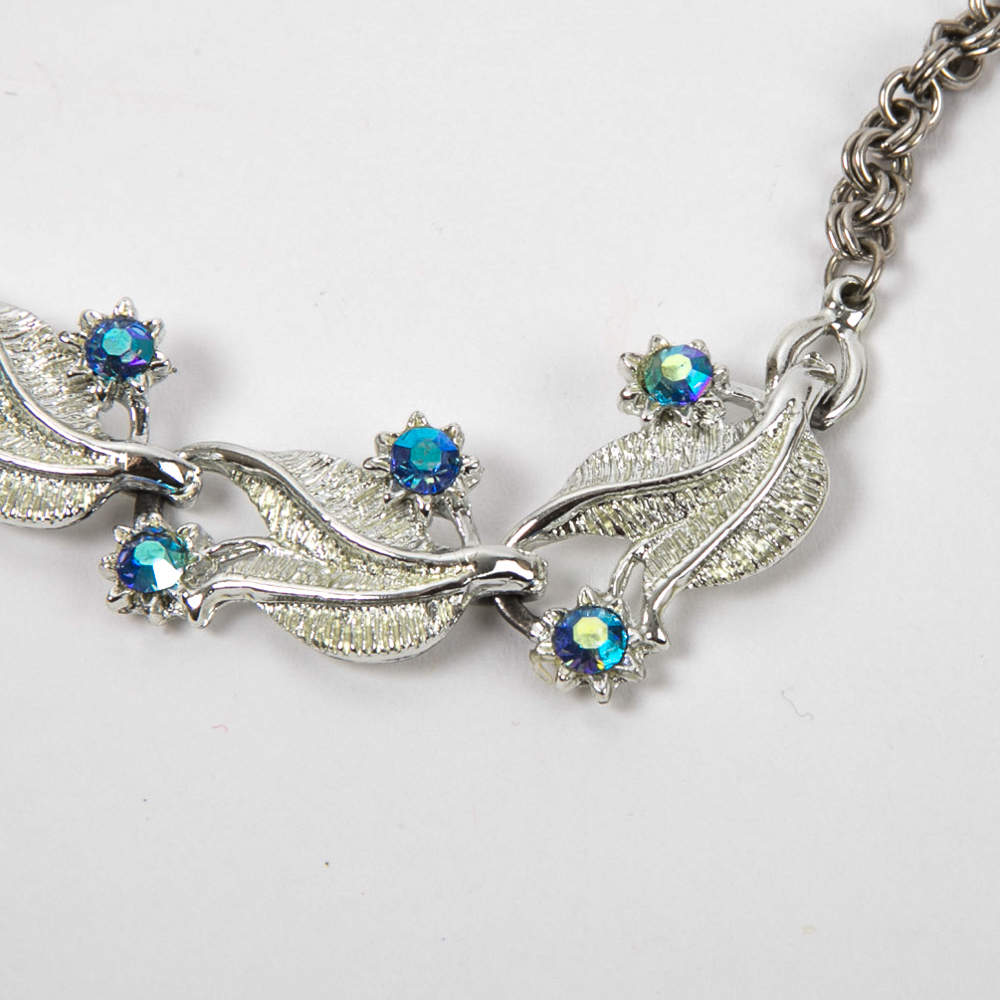 Vintage Silver Toned Costume Jewelry Set