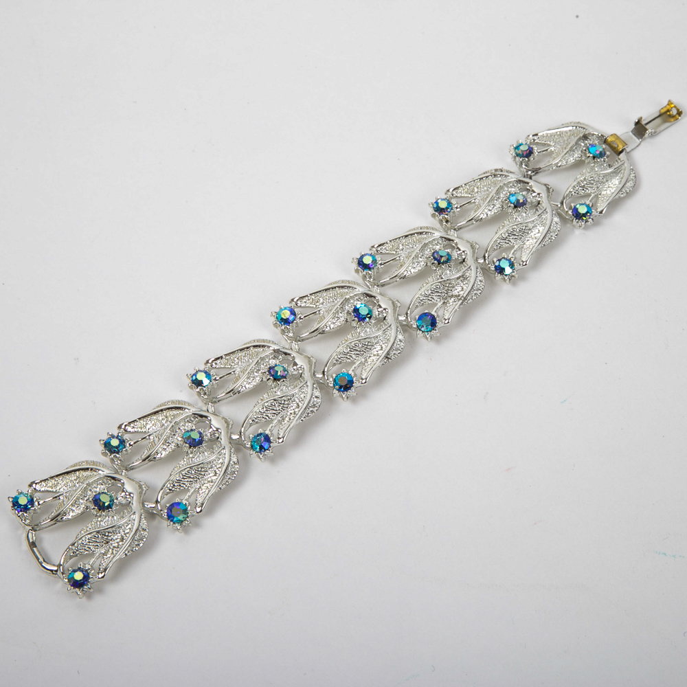 Vintage Silver Toned Costume Jewelry Set