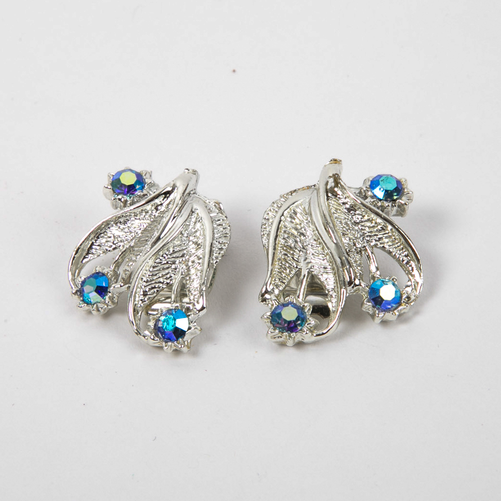 Vintage Silver Toned Costume Jewelry Set