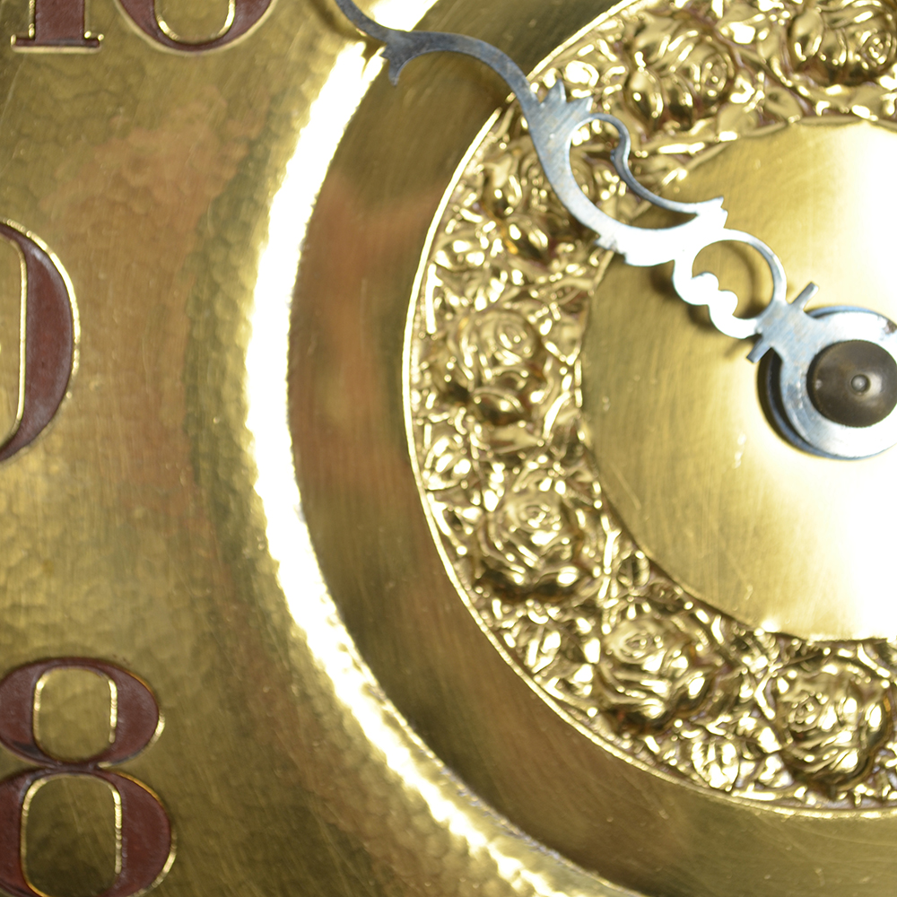 1920s Colonial Manufacturing Company Mahogany Grandfather Clock