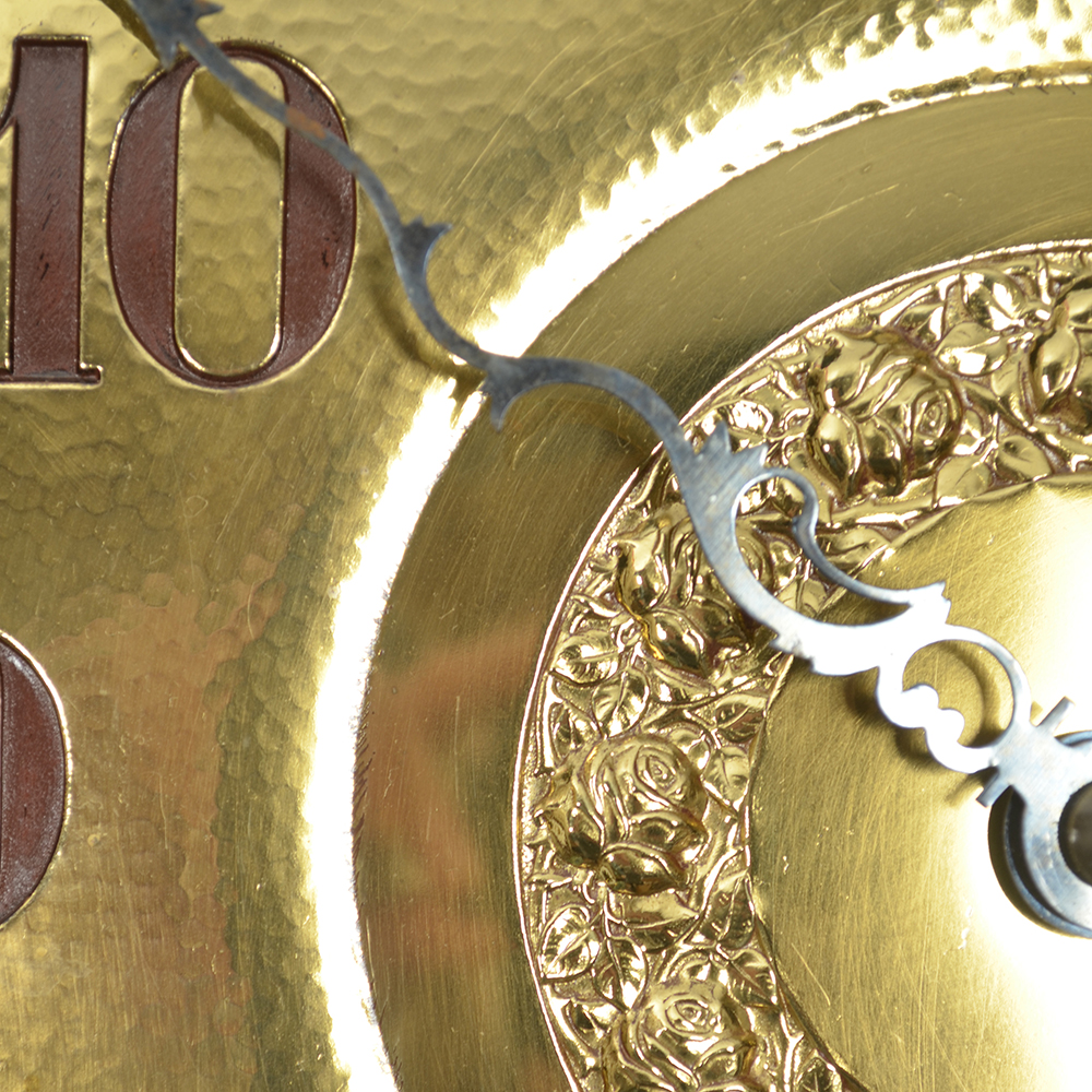 1920s Colonial Manufacturing Company Mahogany Grandfather Clock