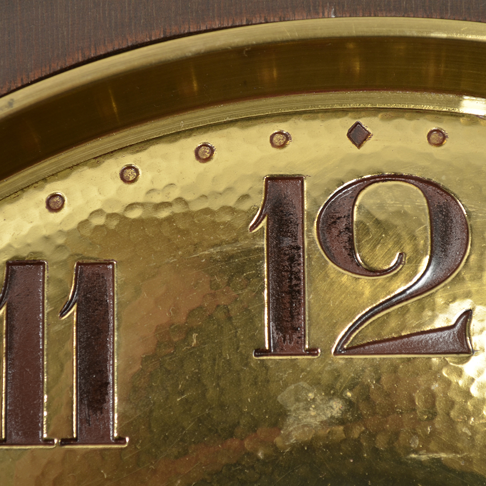 1920s Colonial Manufacturing Company Mahogany Grandfather Clock