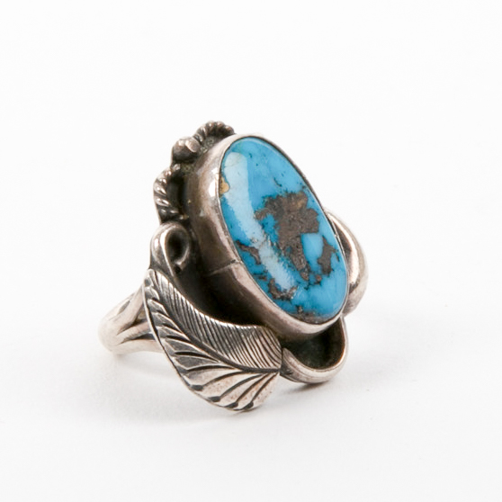 McGee's Scottsdale Sterling and Turquoise Ring and Earrings