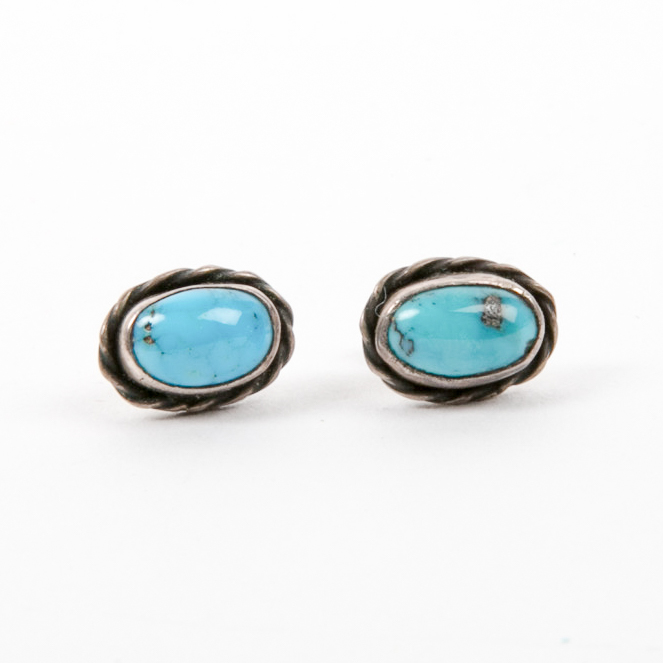 McGee's Scottsdale Sterling and Turquoise Ring and Earrings
