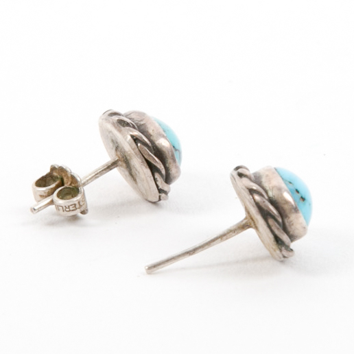 McGee's Scottsdale Sterling and Turquoise Ring and Earrings