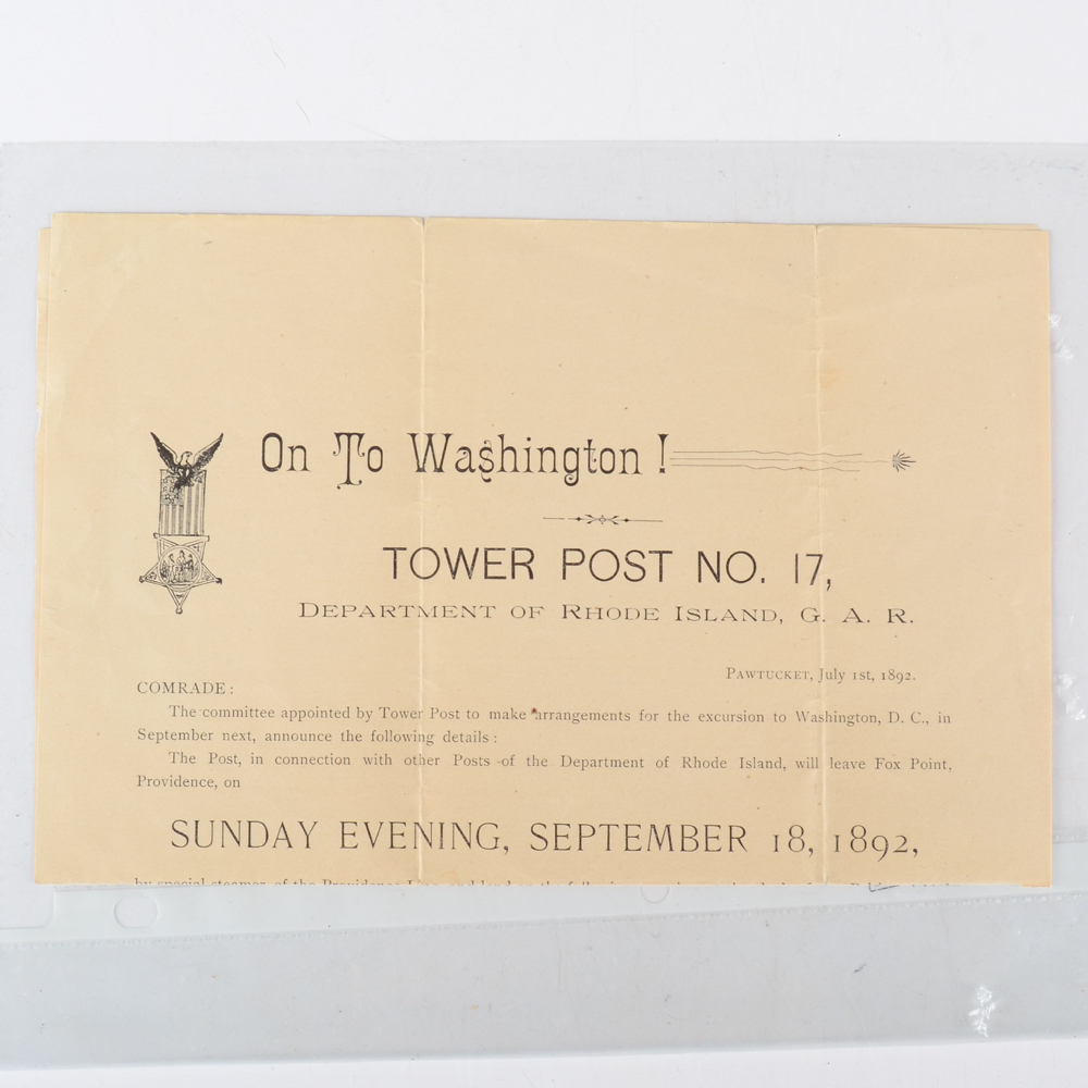 Civil War Archive Items From Soldier George H. Scott