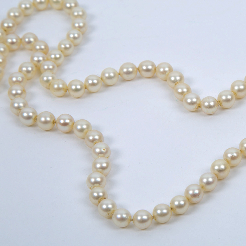 Vintage Double Strand of Cultured Pearls