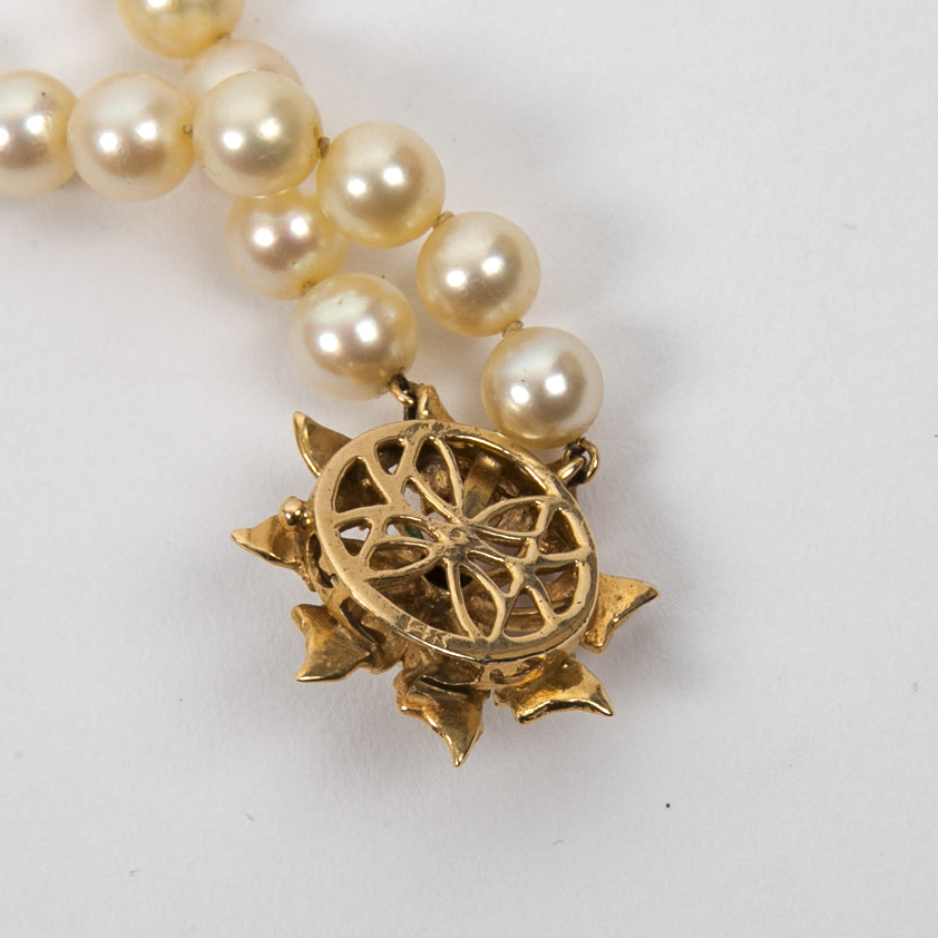 Vintage Double Strand of Cultured Pearls