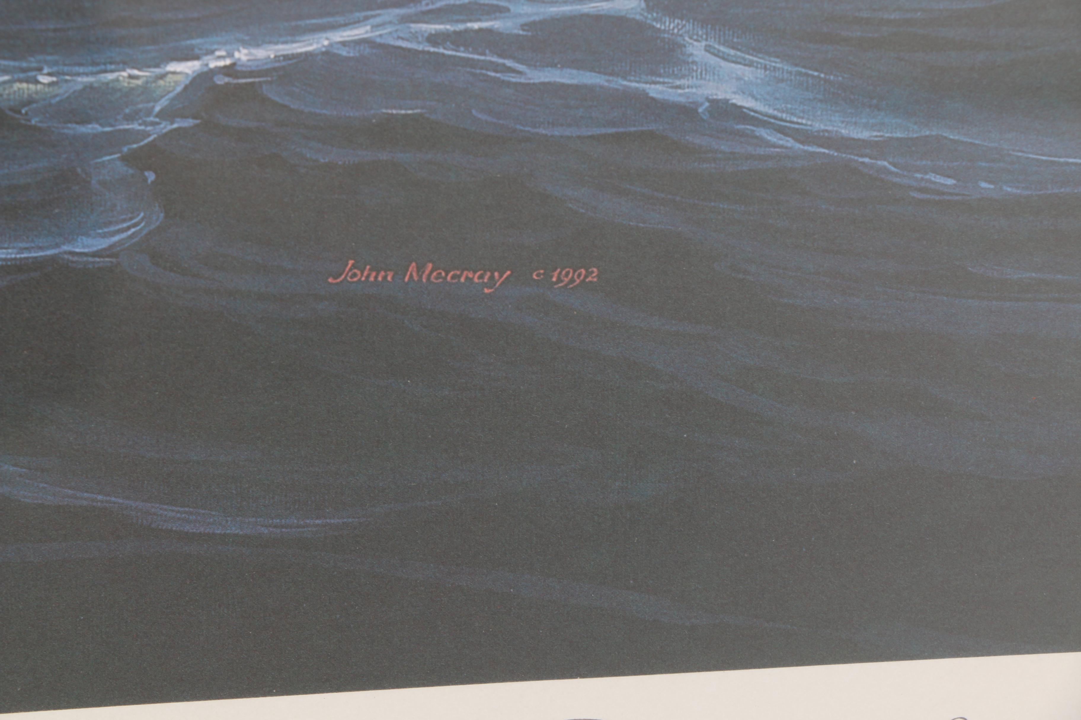 John Mecray Limited Edition Offset Lithograph  "1492"