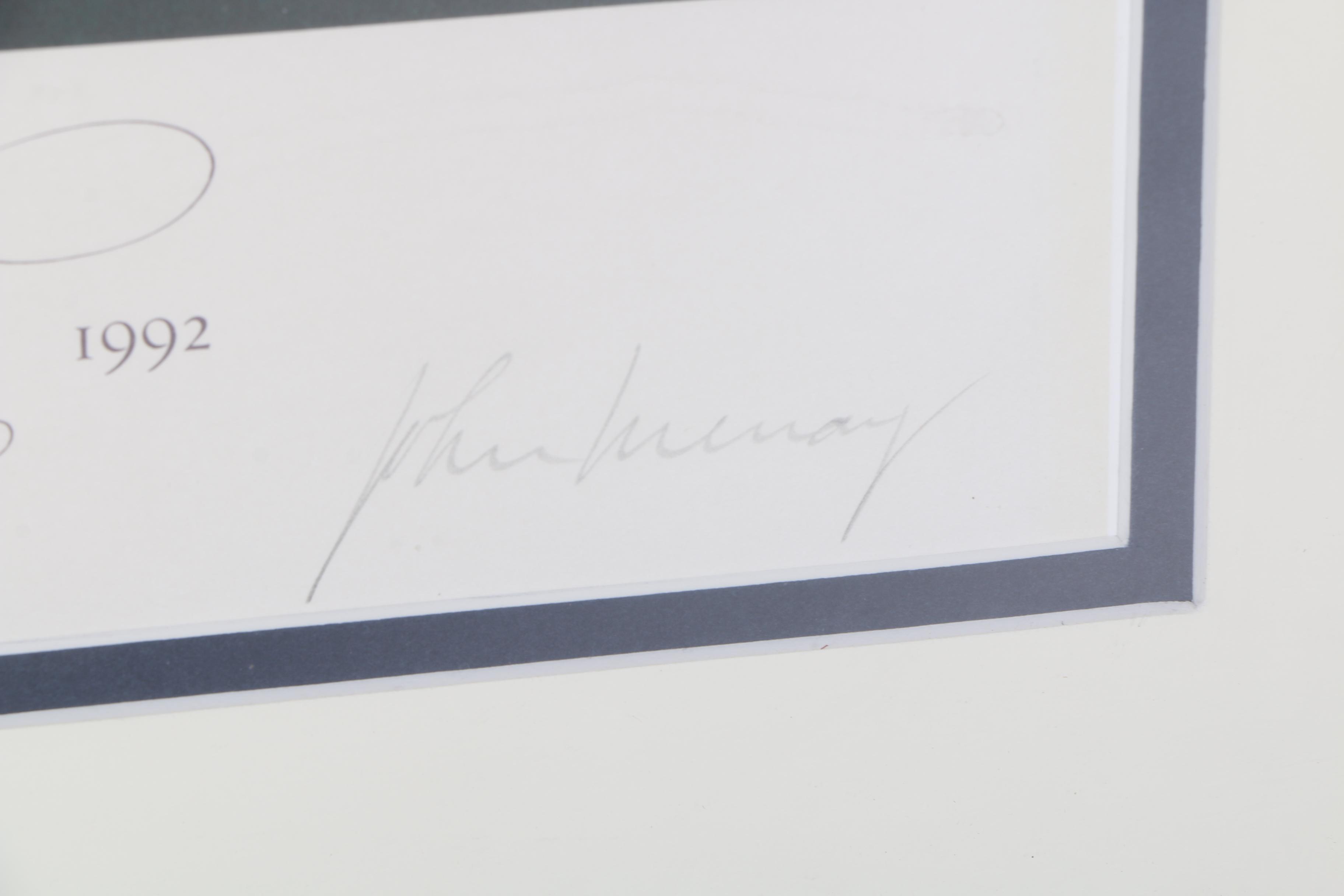 John Mecray Limited Edition Offset Lithograph  "1492"