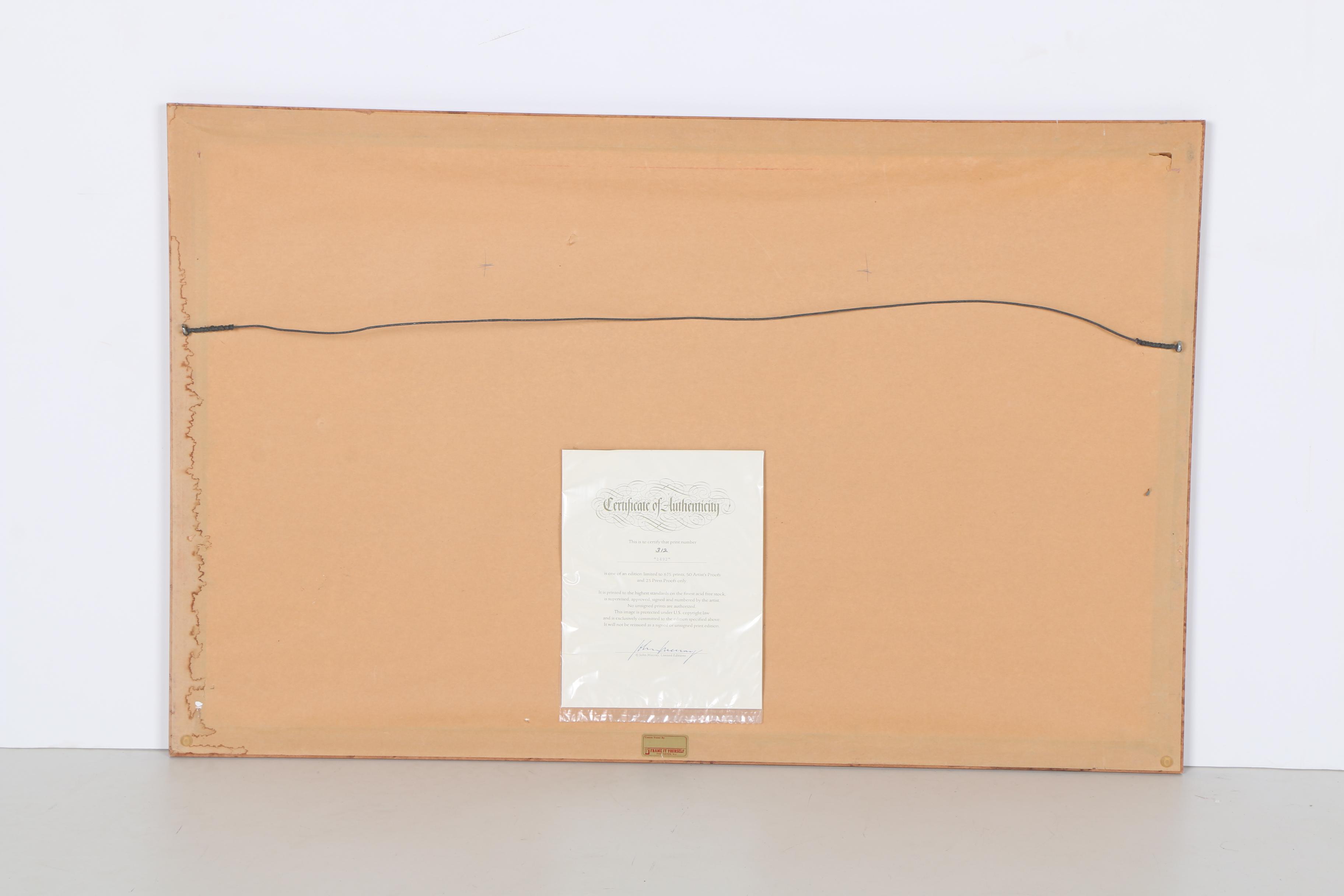 John Mecray Limited Edition Offset Lithograph  "1492"