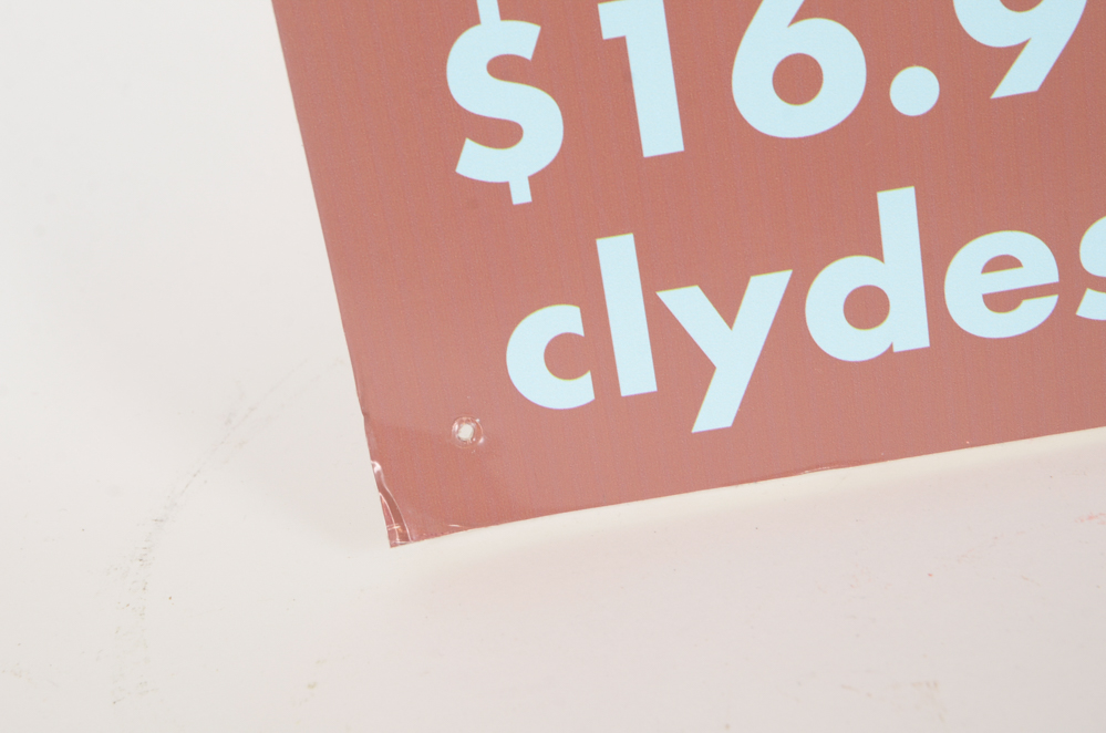 Ten Clyde's Restaurant Promotional Posters