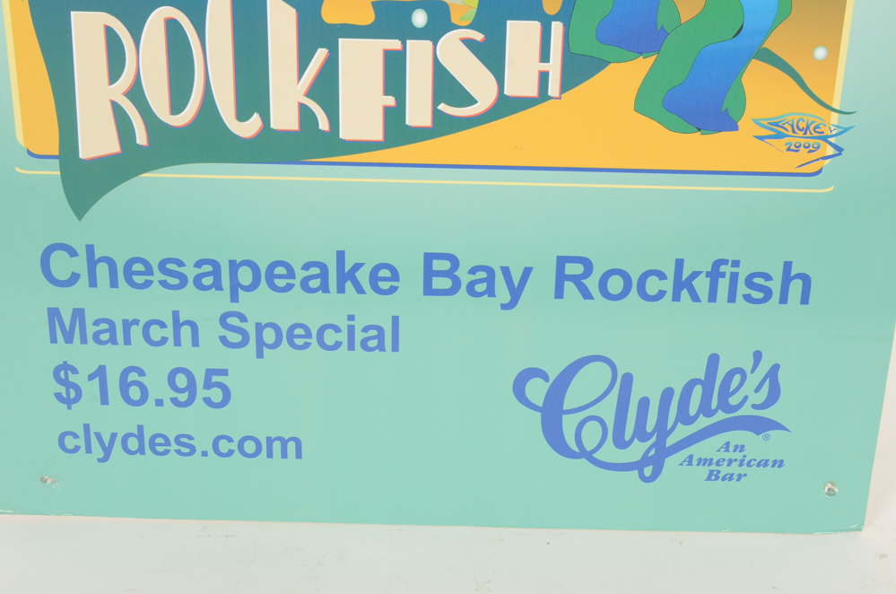 Ten Clyde's Restaurant Promotional Posters